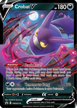 [PKM] Crobat V (SWSH110) [Sword & Shield: Black Star Promos]