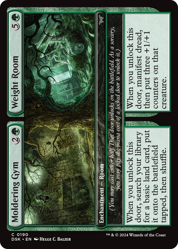 {@C} Moldering Gym // Weight Room [Duskmourn: House of Horror][DSK 190]