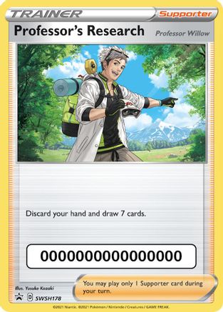 [PKM] Professor's Research (SWSH178) (Pokemon Go Code) [Sword & Shield: Black Star Promos]
