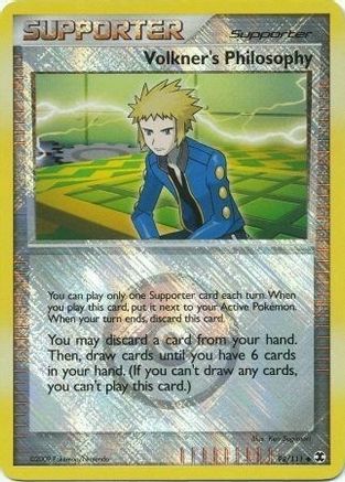 [PKM] Volkner's Philosophy (98/111) (Player Reward) [Platinum: Rising Rivals]