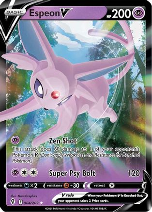 [PKM-R] Espeon V (064/203) [Sword & Shield: Evolving Skies]