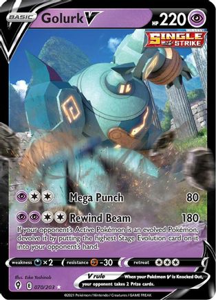 [PKM] Golurk V (070/203) [Sword & Shield: Evolving Skies]