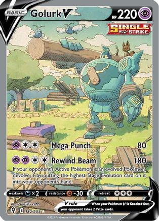 [PKM] Golurk V (182/203) [Sword & Shield: Evolving Skies]