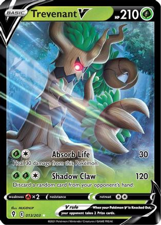 [PKM-R] Trevenant V (013/203) [Sword & Shield: Evolving Skies]
