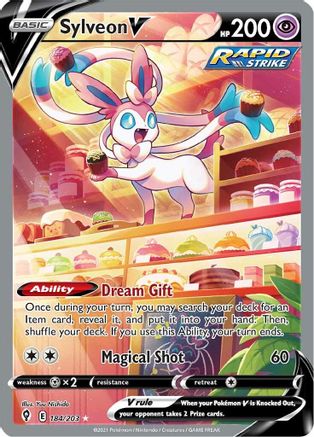 [PKM] Sylveon V (184/203) [Sword & Shield: Evolving Skies]