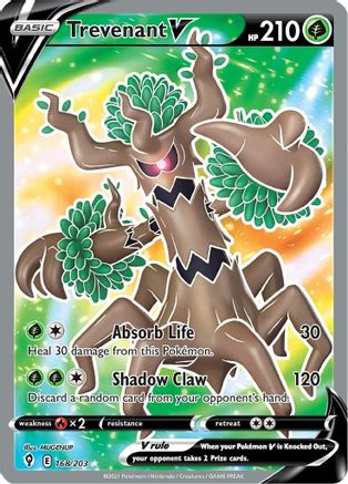[PKM] Trevenant V (168/203) [Sword & Shield: Evolving Skies]