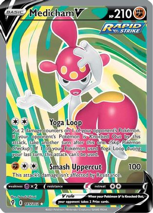 [PKM] Medicham V (185/203) [Sword & Shield: Evolving Skies]