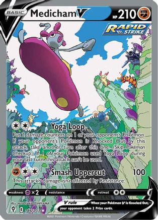 [PKM-R] Medicham V (186/203) [Sword & Shield: Evolving Skies]