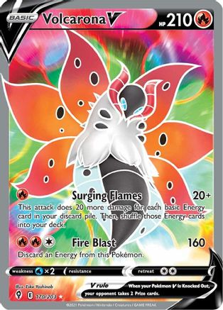 [PKM] Volcarona V (170/203) [Sword & Shield: Evolving Skies]