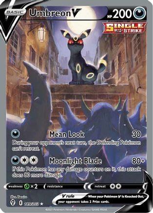 [PKM-R] Umbreon V (189/203) [Sword & Shield: Evolving Skies]
