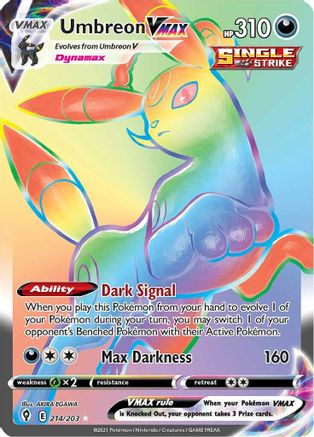 [PKM-R] Umbreon VMAX (214/203) [Sword & Shield: Evolving Skies]