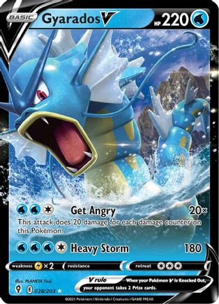 [PKM-R] Gyarados V (028/203) [Sword & Shield: Evolving Skies]