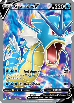 [PKM] Gyarados V (171/203) [Sword & Shield: Evolving Skies]
