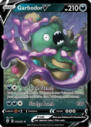 [PKM] Garbodor V (100/203) [Sword & Shield: Evolving Skies]