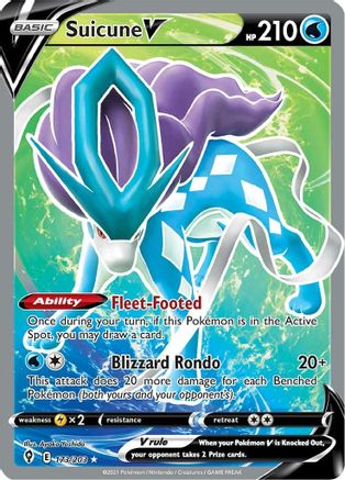 [PKM] Suicune V (173/203) [Sword & Shield: Evolving Skies]