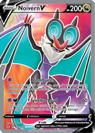 [PKM] Noivern V (195/203) [Sword & Shield: Evolving Skies]