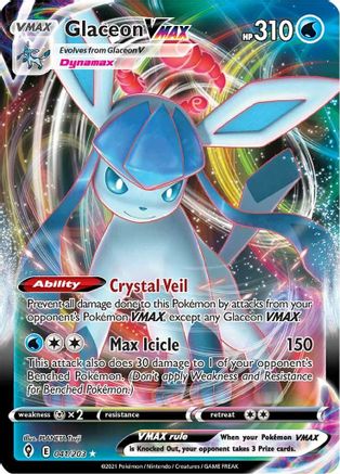 [PKM-R] Glaceon VMAX (041/203) [Sword & Shield: Evolving Skies]