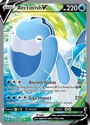 [PKM] Arctovish V (176/203) [Sword & Shield: Evolving Skies]