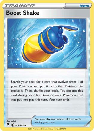 [PKM] Boost Shake (142/203) [Sword & Shield: Evolving Skies]