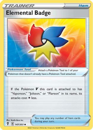 [PKM] Elemental Badge (147/203) [Sword & Shield: Evolving Skies]