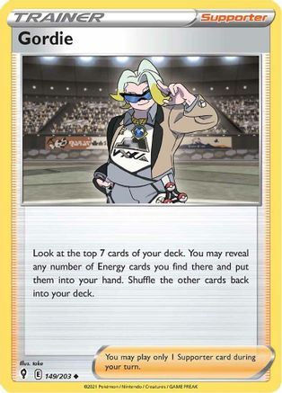 [PKM] Gordie (149/203) [Sword & Shield: Evolving Skies]