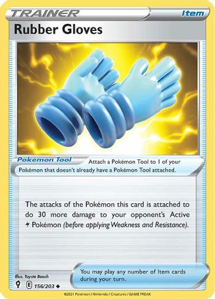 [PKM] Rubber Gloves (156/203) [Sword & Shield: Evolving Skies]