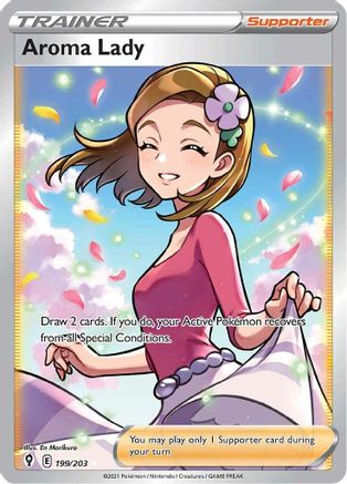 [PKM] Aroma Lady (199/203) [Sword & Shield: Evolving Skies]