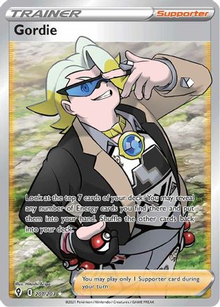 [PKM] Gordie (201/203) [Sword & Shield: Evolving Skies]