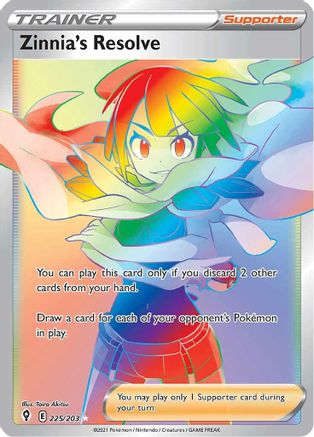 [PKM] Zinnia's Resolve (225/203) [Sword & Shield: Evolving Skies]