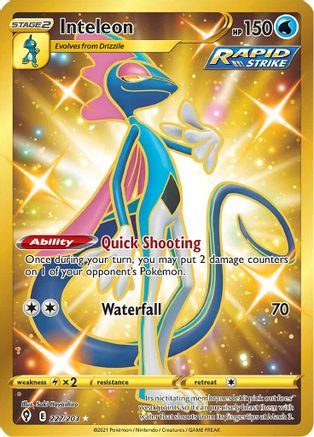 [PKM] Inteleon (227/203) [Sword & Shield: Evolving Skies]