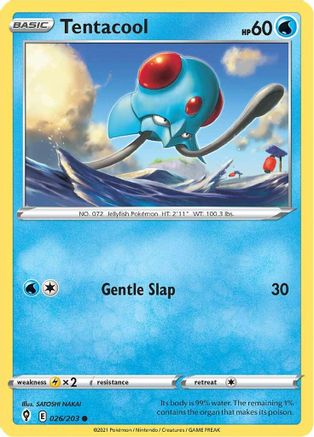 [PKM] Tentacool (026/203) [Sword & Shield: Evolving Skies]