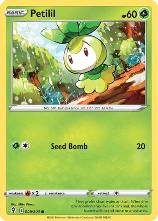 [PKM] Petilil (009/203) [Sword & Shield: Evolving Skies]