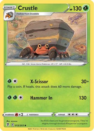 [PKM] Crustle (012/203) [Sword & Shield: Evolving Skies]