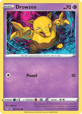 [PKM] Drowzee (061/203) [Sword & Shield: Evolving Skies]