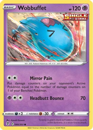 [PKM] Wobbuffet (066/203) [Sword & Shield: Evolving Skies]