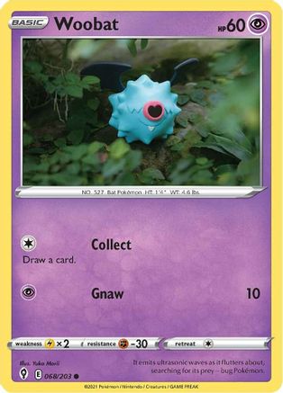 [PKM] Woobat (068/203) [Sword & Shield: Evolving Skies]