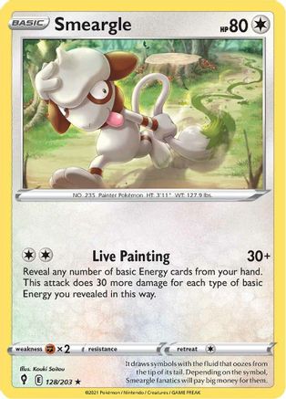 [PKM-R] Smeargle (128/203) [Sword & Shield: Evolving Skies]