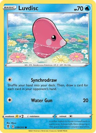 [PKM-C] Luvdisc (039/203) [Sword & Shield: Evolving Skies]