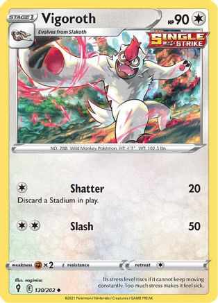 [PKM] Vigoroth (130/203) [Sword & Shield: Evolving Skies]