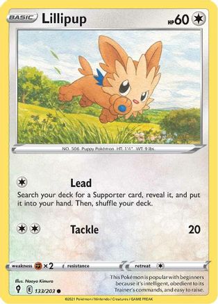 [PKM] Lillipup (133/203) [Sword & Shield: Evolving Skies]