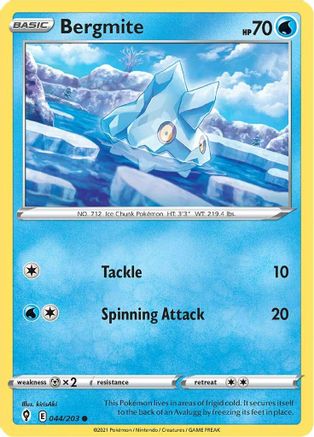[PKM-C] Bergmite (044/203) [Sword & Shield: Evolving Skies]