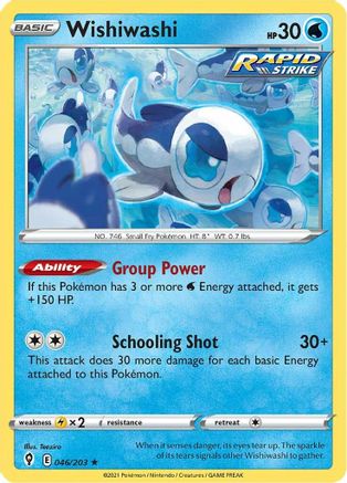 [PKM] Wishiwashi (046/203) [Sword & Shield: Evolving Skies]