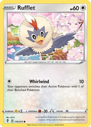 [PKM] Rufflet (136/203) [Sword & Shield: Evolving Skies]