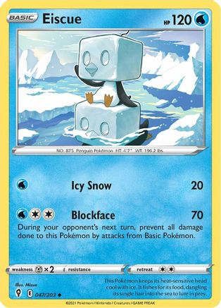 [PKM] Eiscue (047/203) [Sword & Shield: Evolving Skies]