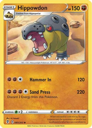 [PKM] Hippowdon (085/203) [Sword & Shield: Evolving Skies]