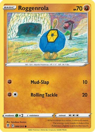 [PKM] Roggenrola (086/203) [Sword & Shield: Evolving Skies]