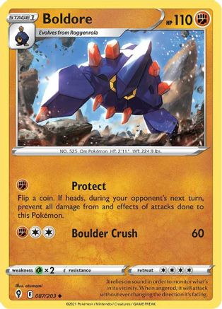 [PKM] Boldore (087/203) [Sword & Shield: Evolving Skies]