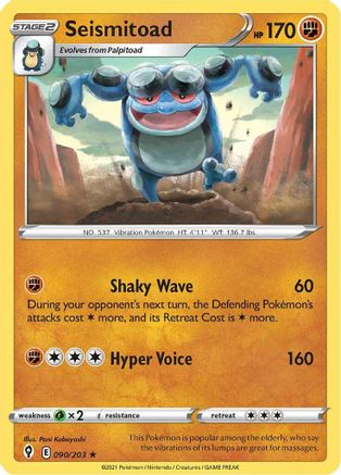 [PKM] Seismitoad (090/203) [Sword & Shield: Evolving Skies]
