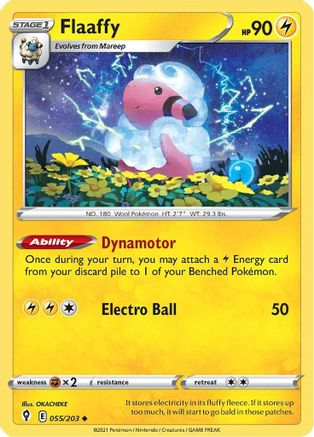 [PKM] Flaaffy (055/203) [Sword & Shield: Evolving Skies]