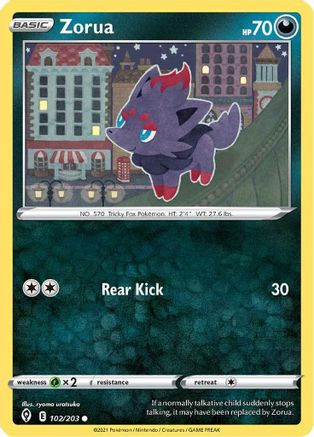 [PKM-C] Zorua (102/203) [Sword & Shield: Evolving Skies]